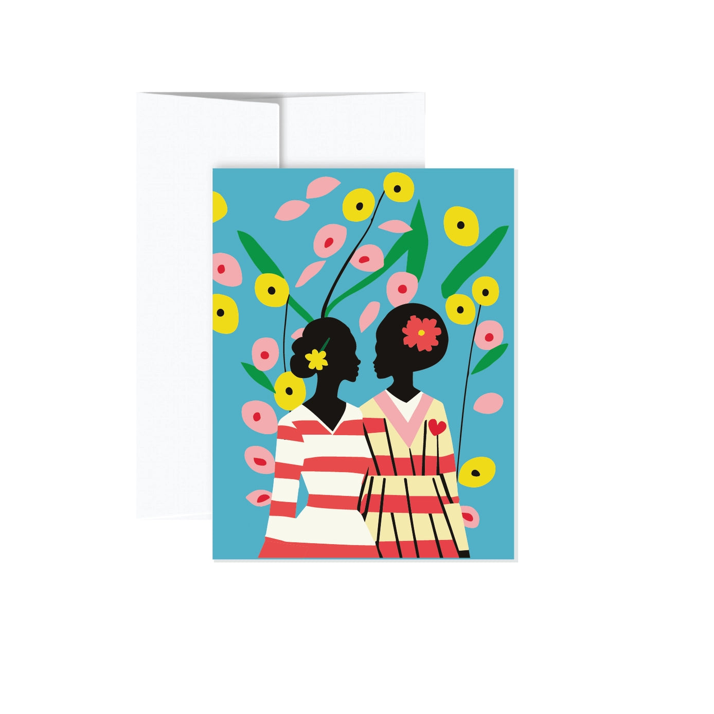 With You Wedding Couple Greeting Card
