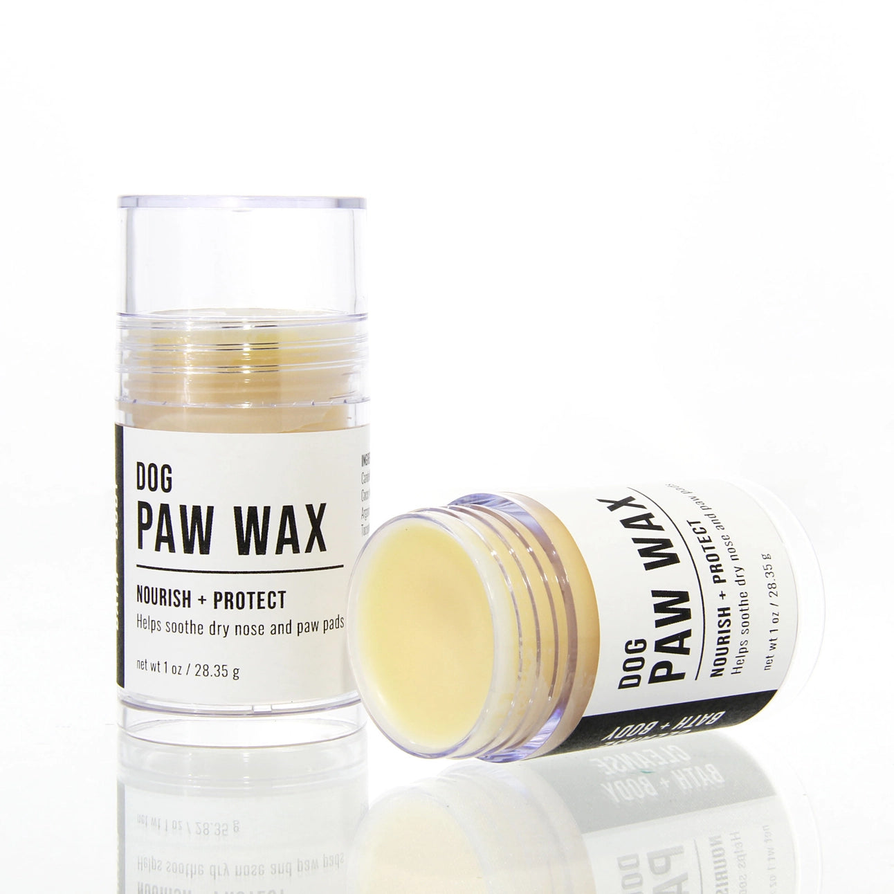 Dog Paw Wax - Dog Balm - 1 oz Push-Up Tube - Unscented