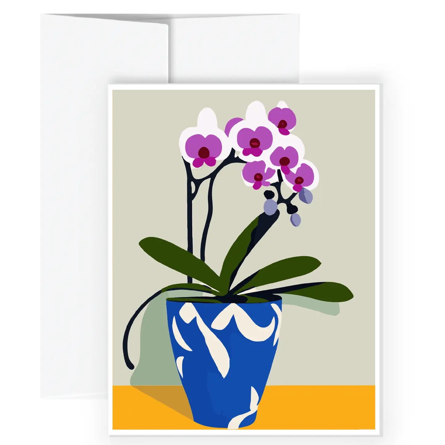 Mom's Orchid Greeting Card