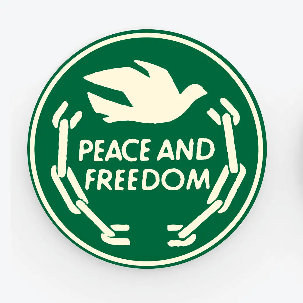 Peace and Freedom Pin