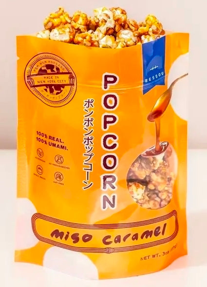 Pom Pom Popcorn - Miso Caramel