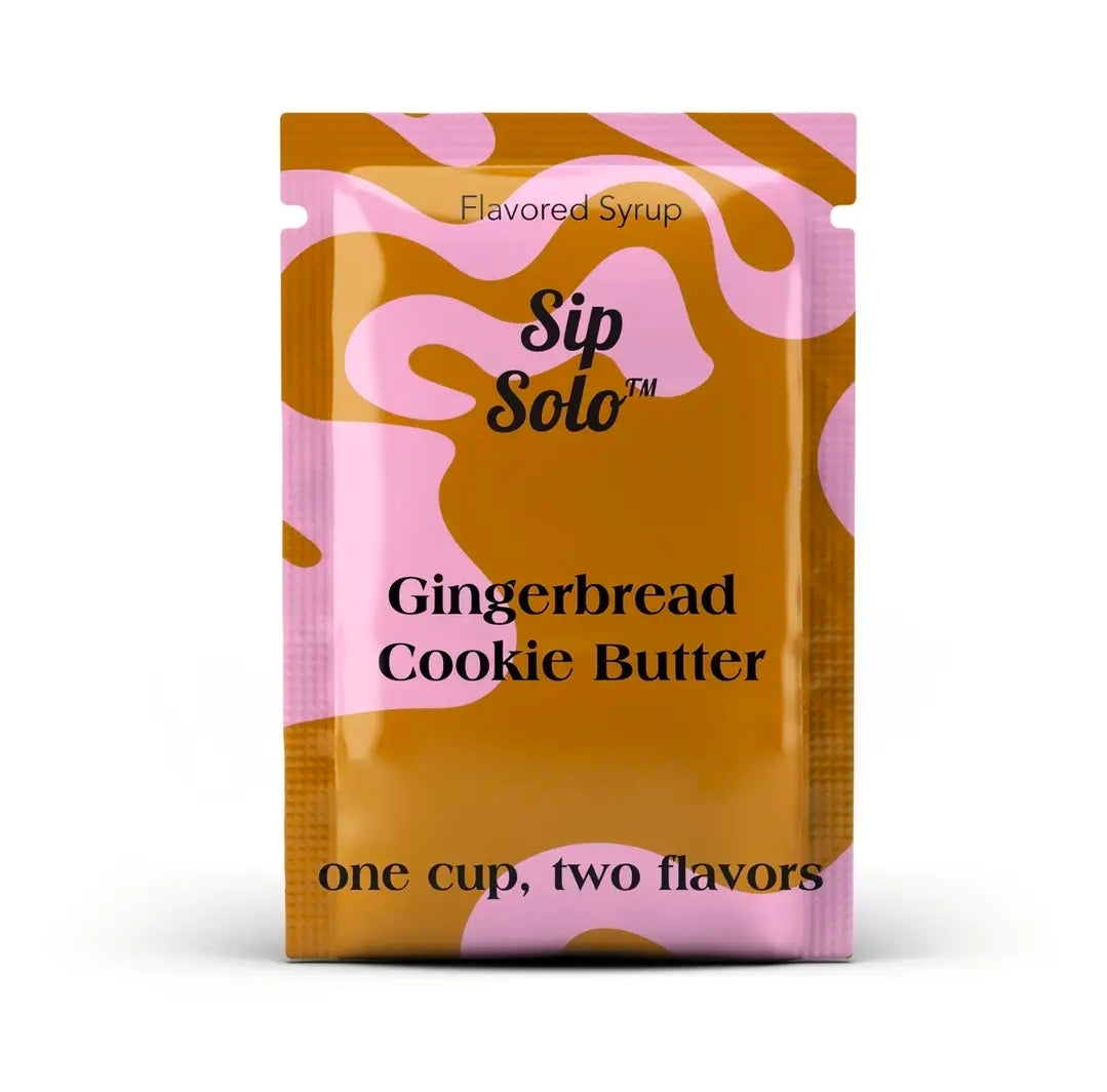*Best By: 10/31/26* Gingerbread Cookie Butter Single-Serve Flavored Syrup