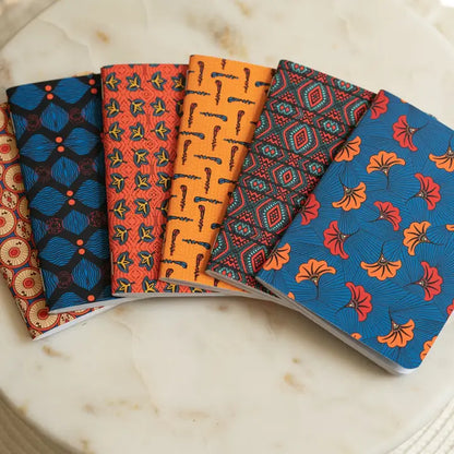 African Print Ankara B7 Lined Notebooks