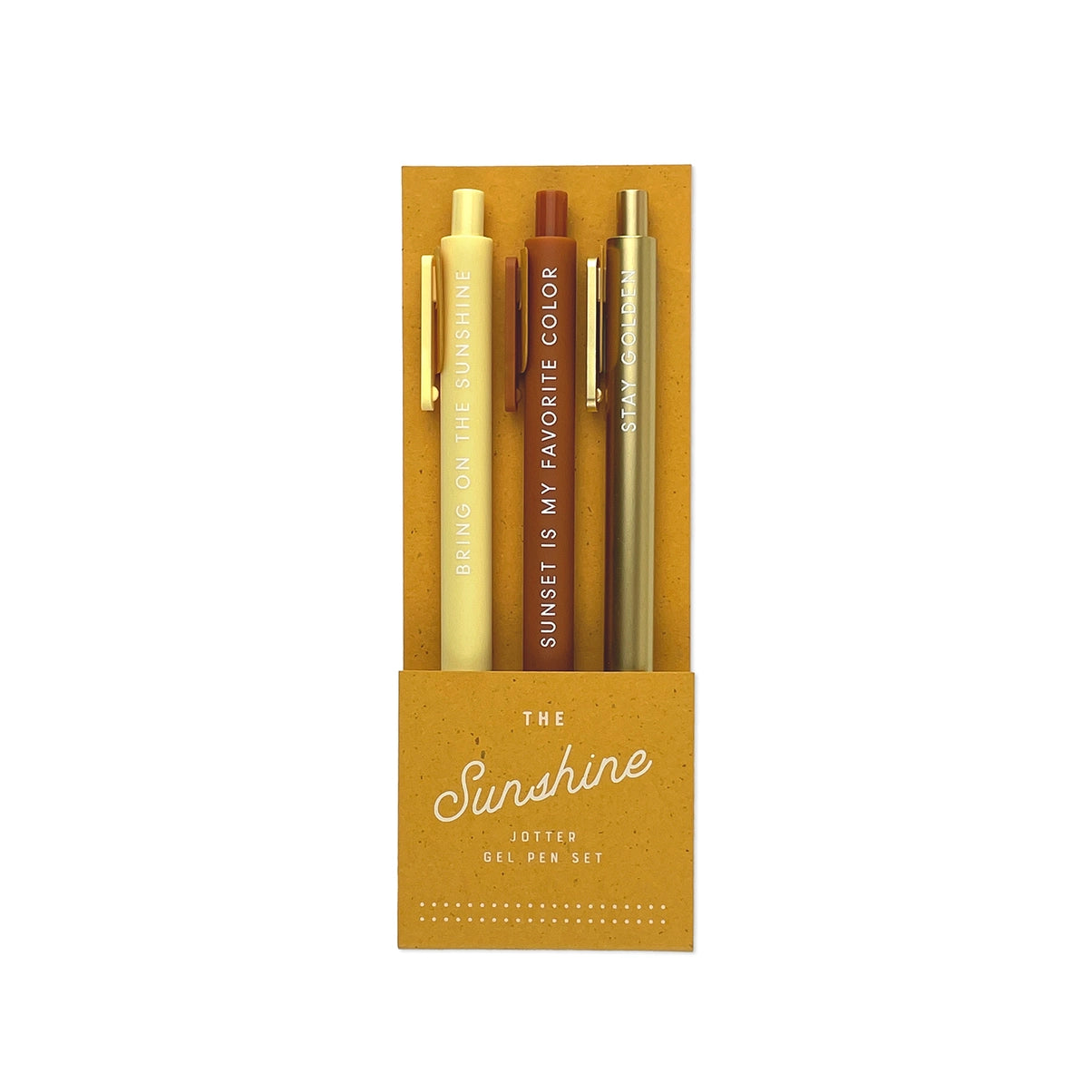 The Sunshine Jotter Pen: Set of 3