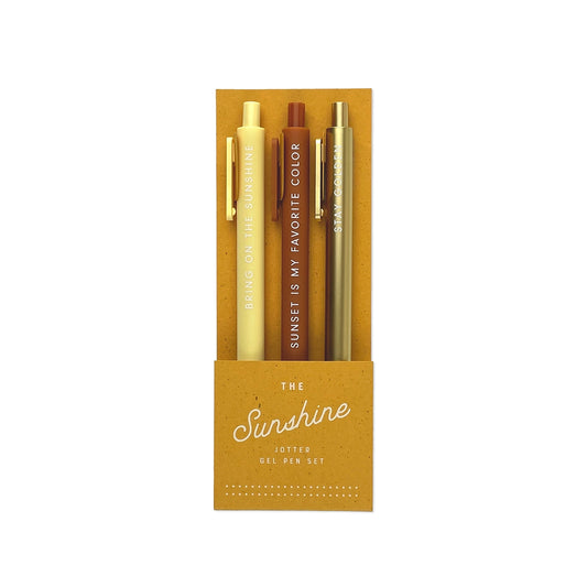 The Sunshine Jotter Pen: Set of 3
