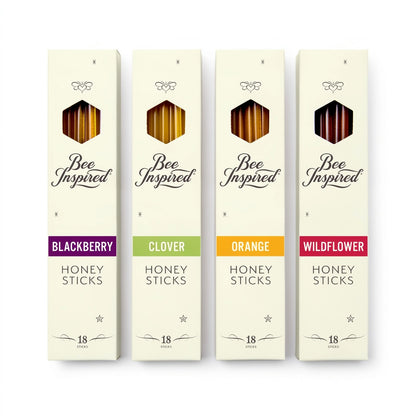 Bee Inspired Raw Honey Sticks