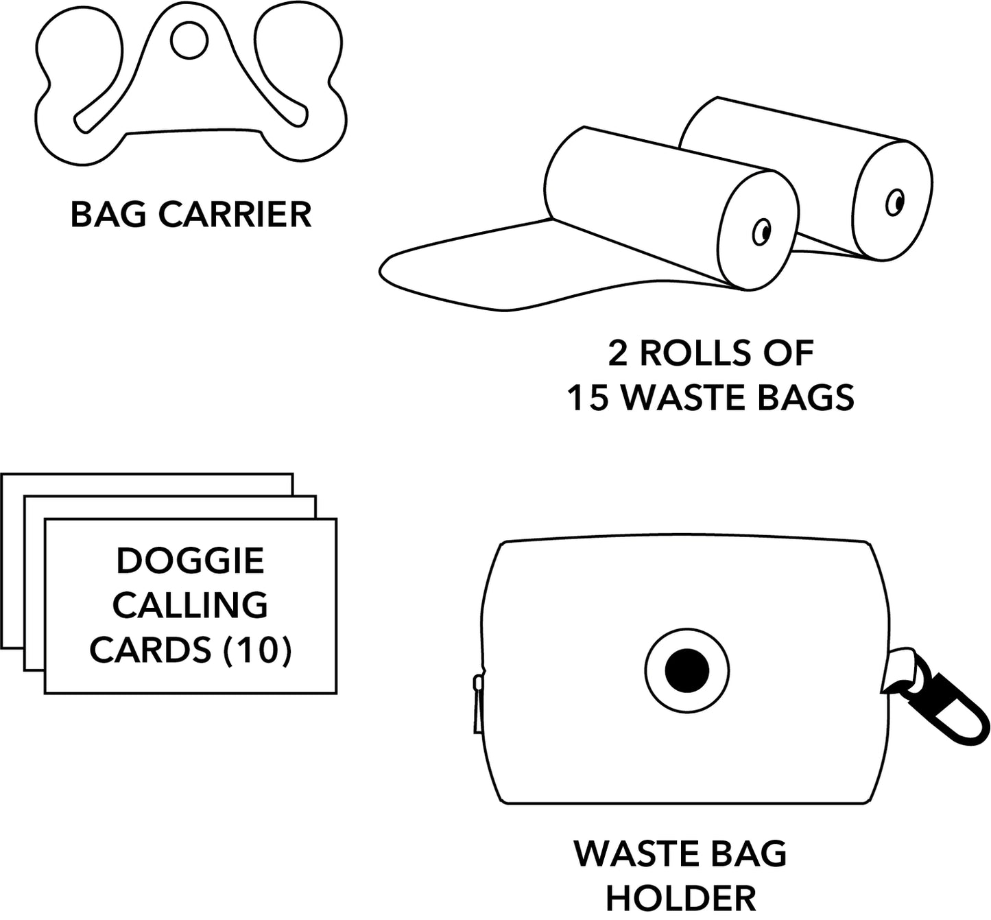 Doggie Business Kit - Navy