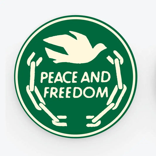 Peace and Freedom Pin