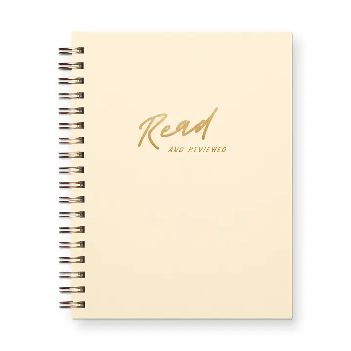 Read and Reviewed Book Log Reading Journal