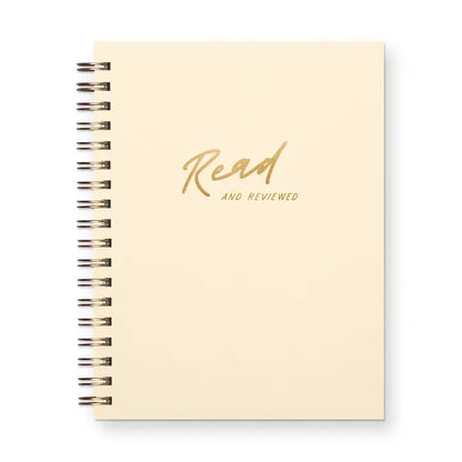 Read and Reviewed Book Log Reading Journal