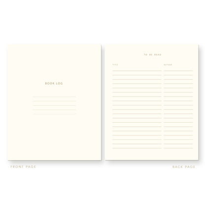 Read and Reviewed Book Log Reading Journal