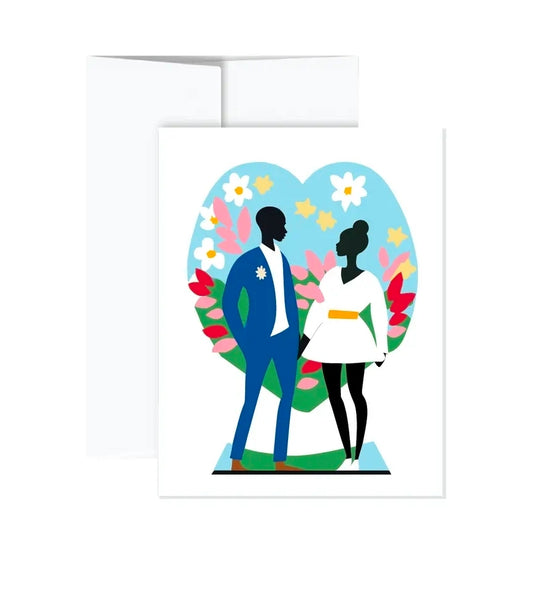 Wedding Couple Greeting Card (M/W)