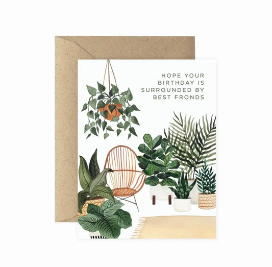 Best Fronds Birthday Greeting Card